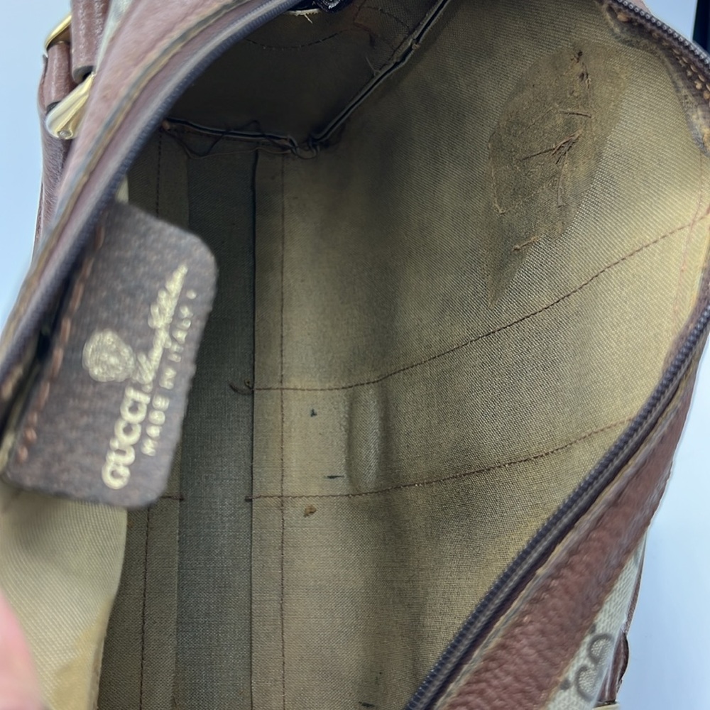 Gucci Canvas GG Supreme Boston- Accessory Collection - Vintage - Picture 13 of 15
